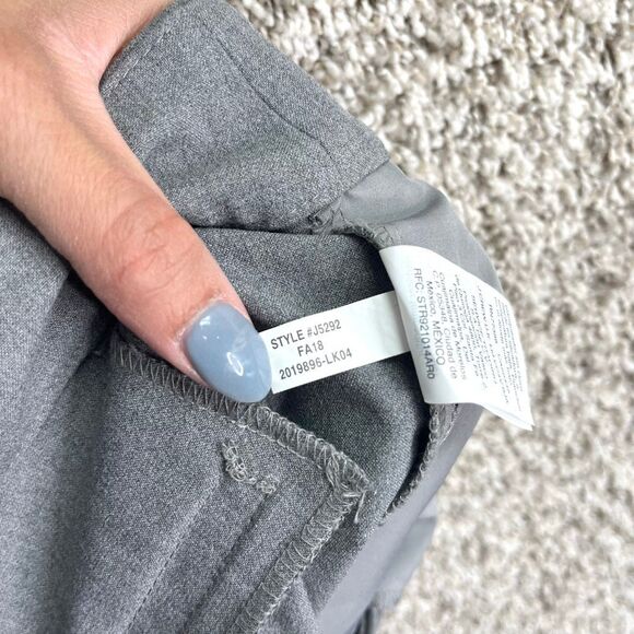 J. Crew Pants Women’s 8 Mercantile Ruby Gray Cropped Dress Pant - Picture 6 of 7